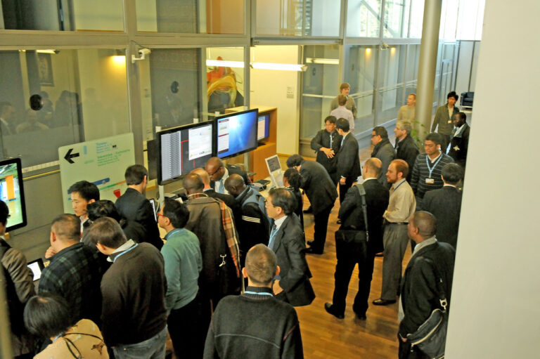 many TVs being inspected