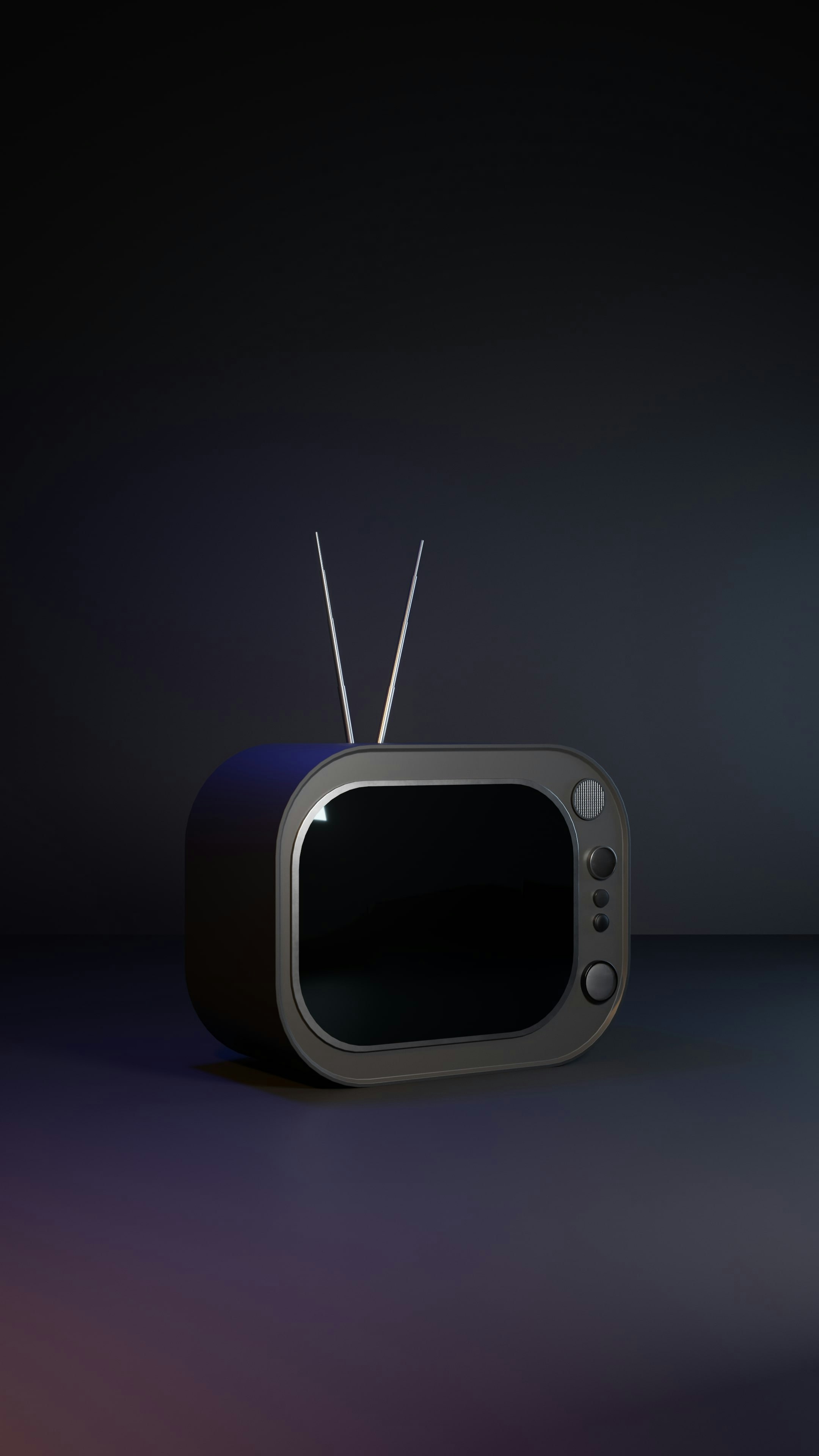 Abstract Tech by TV Brands An old TV sitting on top of a table