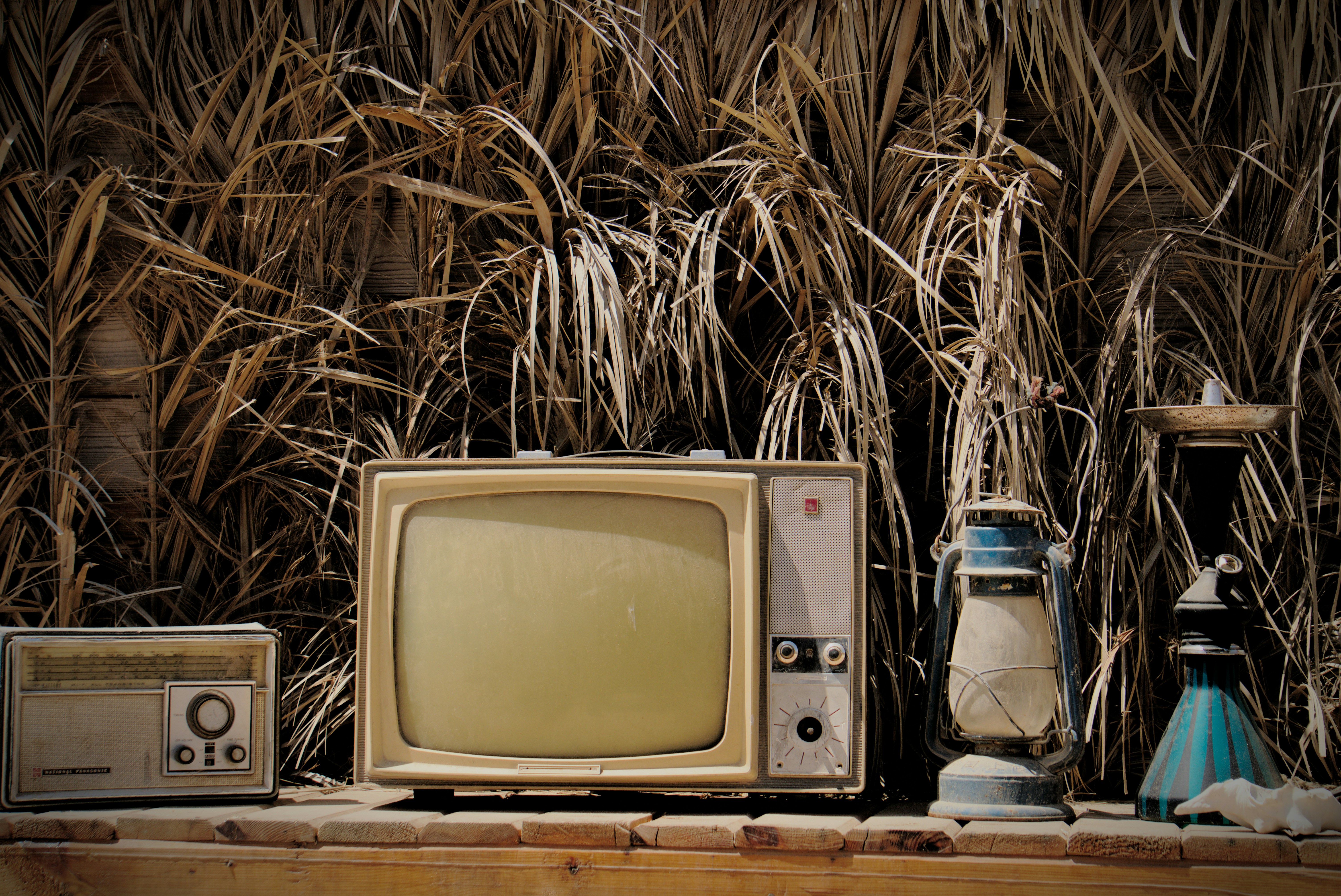 📺 The Evolution and History of TV Brands: From Cathode Rays to OLED by TV Brands an old tv sitting on top of a wooden shelf