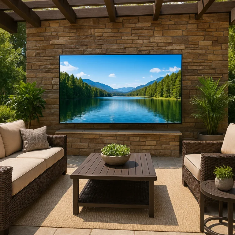 Featured image for 7 Best Outdoor TV Brands for Patios 2026