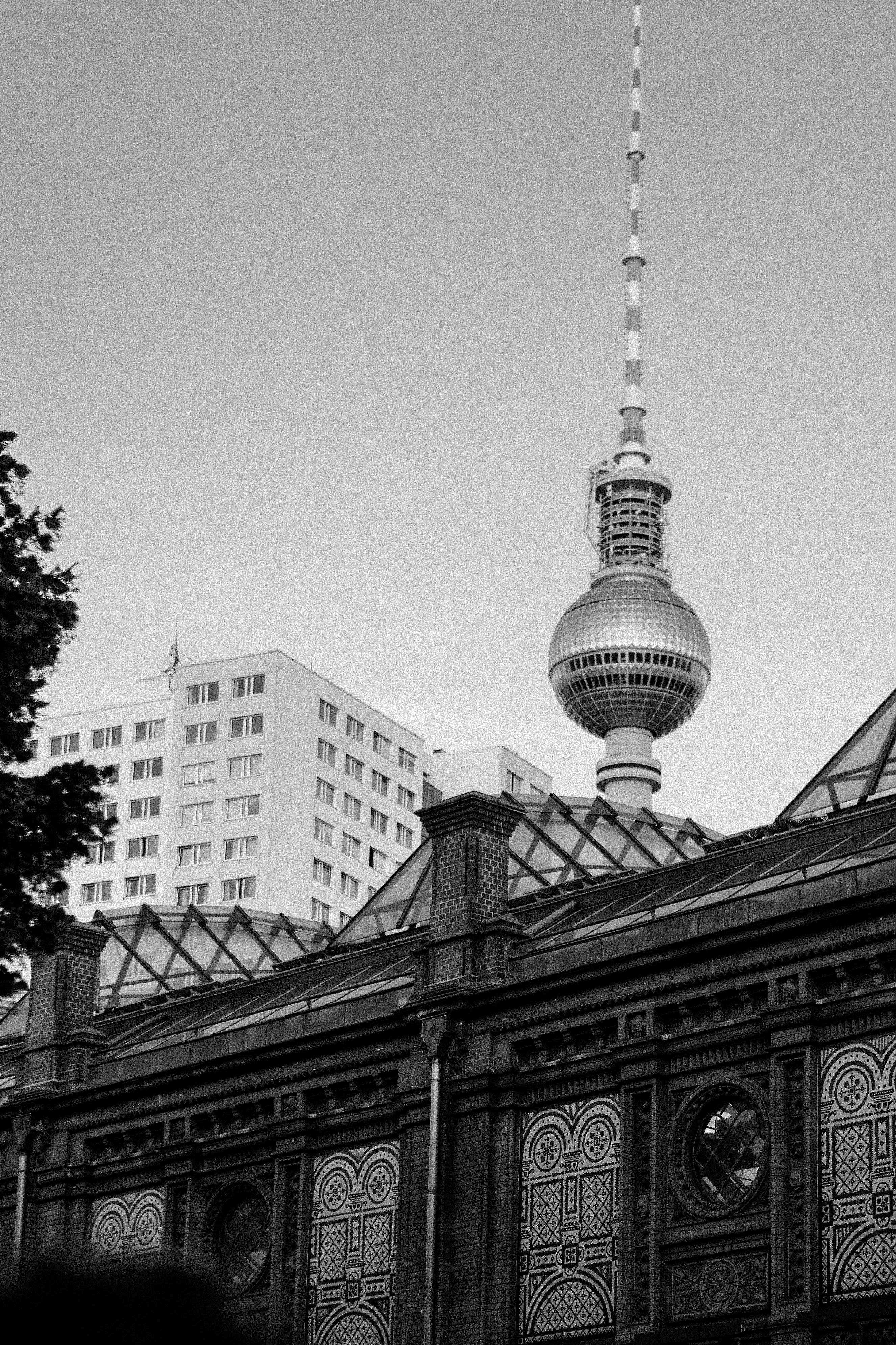 Comparison of architecture and history in Berlin, Germany by TV Brands a building with a tower
